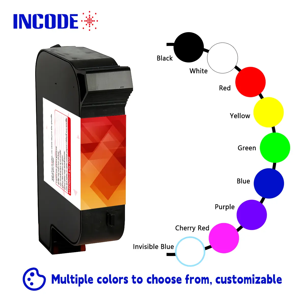 INCODE High-Performance TIJ Ink Cartridges: Superior Decap Time & Eco-Friendly Formulation